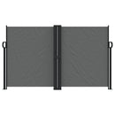 vidaXL antracitszürke behúzható oldalsó napellenző 140 x 600 cm