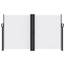 vidaXL fehér behúzható oldalsó napellenző 140 x 600 cm