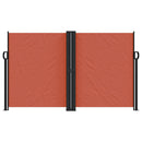 vidaXL terrakotta behúzható oldalsó napellenző 140 x 600 cm