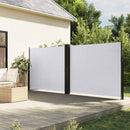 vidaXL fehér behúzható oldalsó napellenző 160 x 600 cm
