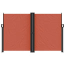 vidaXL terrakotta behúzható oldalsó napellenző 160 x 600 cm
