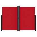 vidaXL piros behúzható oldalsó napellenző 180 x 600 cm