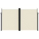 vidaXL krémszínű behúzható oldalsó napellenző 200 x 600 cm