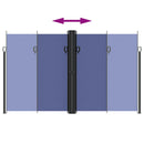 vidaXL kék behúzható oldalsó napellenző 200 x 600 cm