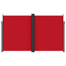 vidaXL piros behúzható oldalsó napellenző 200 x 600 cm