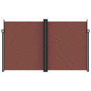 vidaXL barna behúzható oldalsó napellenző 200 x 600 cm