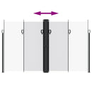 vidaXL fehér behúzható oldalsó napellenző 200 x 600 cm