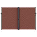 vidaXL barna behúzható oldalsó napellenző 220 x 600 cm
