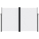vidaXL fehér behúzható oldalsó napellenző 220 x 600 cm