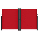 vidaXL piros behúzható oldalsó napellenző 140 x 1000 cm