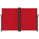 vidaXL piros behúzható oldalsó napellenző 160 x 1000 cm