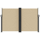 vidaXL bézs behúzható oldalsó napellenző 160x1000 cm