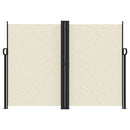 vidaXL krémszínű behúzható oldalsó napellenző 180 x 1000 cm