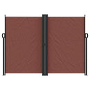 vidaXL barna behúzható oldalsó napellenző 180 x 1000 cm