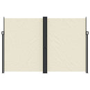 vidaXL krémszínű behúzható oldalsó napellenző 220 x 1000 cm