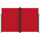 vidaXL piros behúzható oldalsó napellenző 220 x 1000 cm
