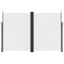 vidaXL fehér behúzható oldalsó napellenző 220 x 1000 cm