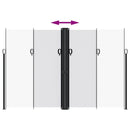 vidaXL fehér behúzható oldalsó napellenző 220 x 1000 cm