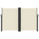 vidaXL krémszínű behúzható oldalsó napellenző 160 x 1200 cm