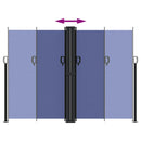 vidaXL kék behúzható oldalsó napellenző 180 x 1200 cm