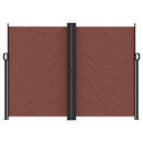 vidaXL barna behúzható oldalsó napellenző 180 x 1200 cm