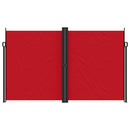vidaXL piros behúzható oldalsó napellenző 200 x 1200 cm