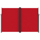 vidaXL piros behúzható oldalsó napellenző 220 x 1200 cm