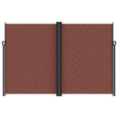 vidaXL barna behúzható oldalsó napellenző 220 x 1200 cm