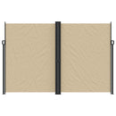 vidaXL bézs behúzható oldalsó napellenző 220 x 1200 cm