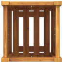 vidaXL tömör akácfa kerti virágtartó béléssel 31 x 31 x 50 cm