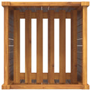 vidaXL tömör akácfa kerti virágtartó béléssel 42 x 42 x 100 cm