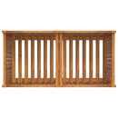 vidaXL tömör akácfa kerti virágtartó béléssel 100 x 50 x 75 cm