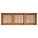 vidaXL tömör akácfa kerti virágtartó béléssel 150 x 50 x 75 cm