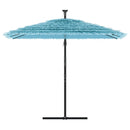 vidaXL kék kerti napernyő acél rúddal 246 x 246 x 230 cm