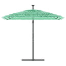 vidaXL zöld kerti napernyő acél rúddal 246 x 246 x 230 cm