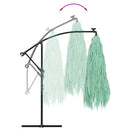 vidaXL zöld kerti napernyő acél rúddal 290 x 290 x 238 cm