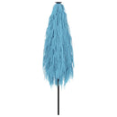 vidaXL kék kerti napernyő acél rúddal 248 x 248 x 248 cm