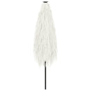 vidaXL fehér kerti napernyő acél rúddal 248 x 248 x 248 cm