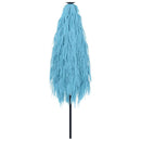 vidaXL kék kerti napernyő acél rúddal 268 x 268 x 226 cm