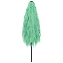 vidaXL zöld kerti napernyő acél rúddal 268 x 268 x 226 cm