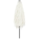 vidaXL fehér kerti napernyő acél rúddal 268 x 268 x 226 cm