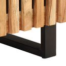 vidaXL 2 db tömör akácfa éjjeliszekrény 40 x 34 x 46 cm