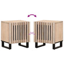 vidaXL fehérített tömör mangófa éjjeliszekrény 40 x 34 x 46 cm