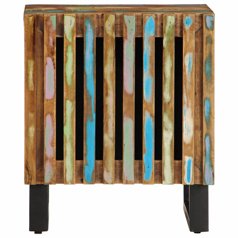 vidaXL tömör újrahasznosított fa éjjeliszekrény 40 x 34 x 46 cm