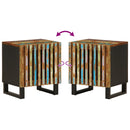 vidaXL tömör újrahasznosított fa éjjeliszekrény 40 x 34 x 46 cm