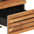 vidaXL tömör akácfa éjjeliszekrény 40 x 34 x 46 cm