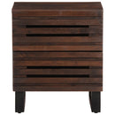 vidaXL 2 db tömör mangófa éjjeliszekrény 40 x 34 x 46 cm