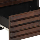 vidaXL 2 db tömör mangófa éjjeliszekrény 40 x 34 x 46 cm