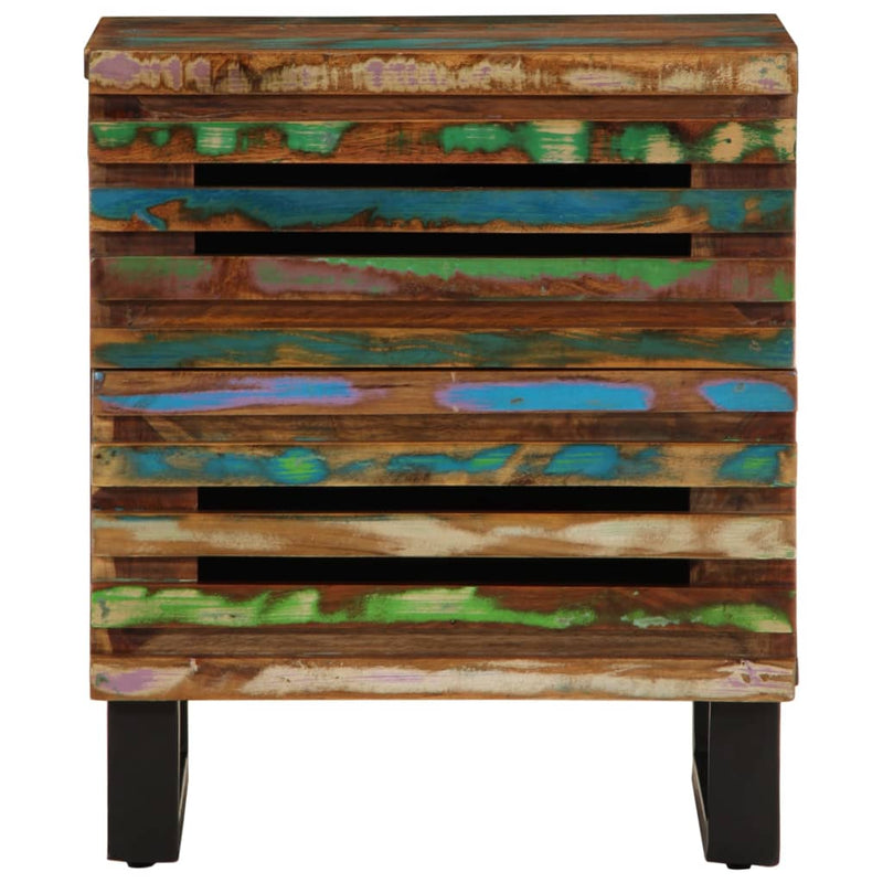 vidaXL tömör újrahasznosított fa éjjeliszekrény 40 x 34 x 46 cm
