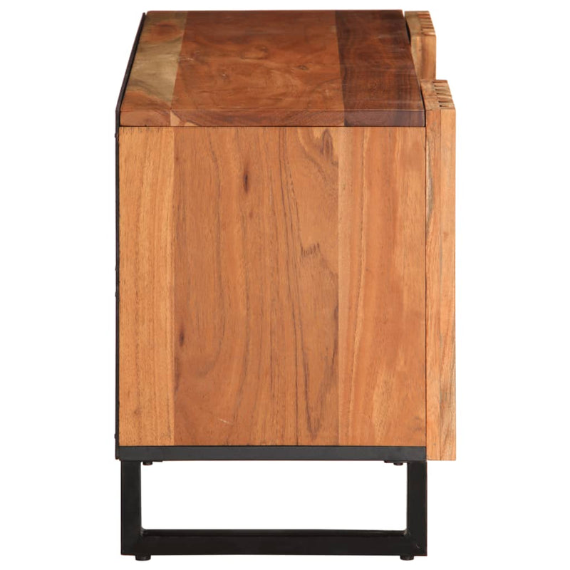 vidaXL tömör akácfa TV-szekrény 105 x 34 x 46 cm